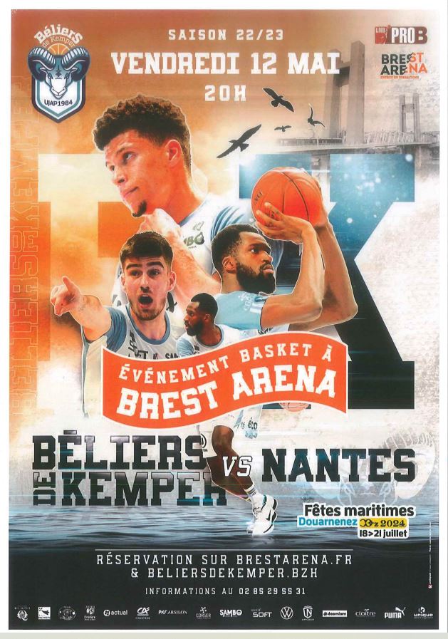 Match Béliers Kemper/UJAP Nantes
